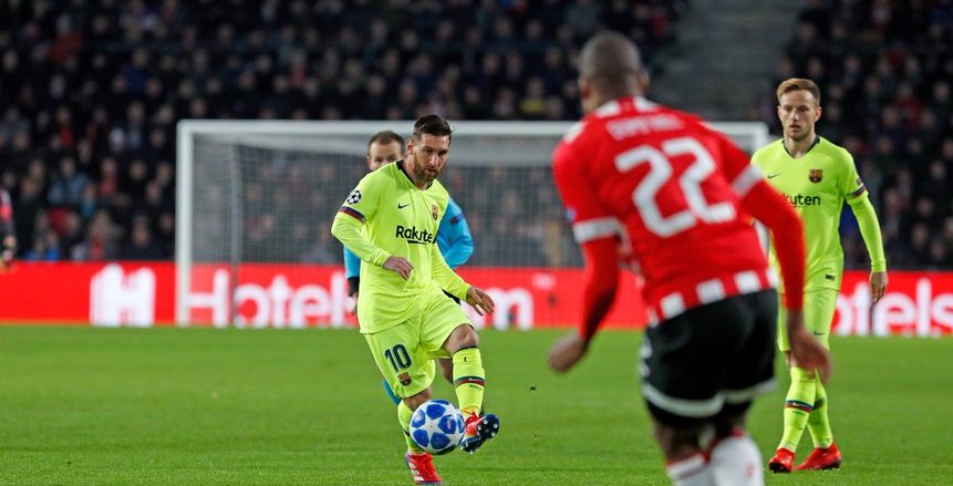 بالفيديو| برشلونة يتخطى أيندهوفن بثنائية