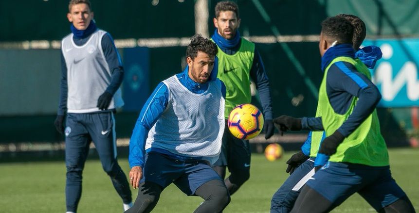 بالصور| «تريزيجيه» يعود لمران قاسم باشا بعد الغياب اعتراضا على إدارة النادي