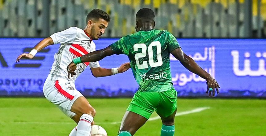 فريد شوقي يرفض استغلال خطأ محمد عواد ويهدر فرصة الهدف الأول للمصري