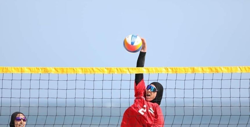 منتخب سيدات الطائرة الشاطئية يتأهل لنصف نهائي دورة الألعاب الإفريقية