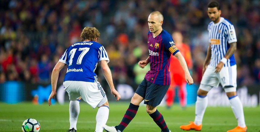 بالفيديو| في ليلة وداع «إنييستا».. برشلونة يهزم ريال سوسيداد بختام الدوري
