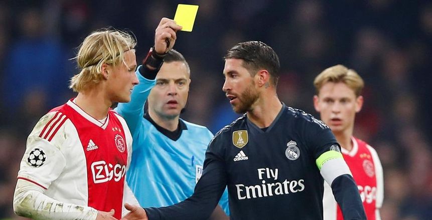 ريال مدريد يفقد «راموس» مباراتين في دوري أبطال أوروبا
