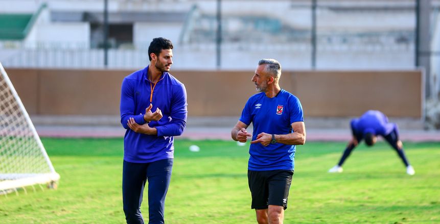 الشناوي يستدعي طبيب الأهلي بسبب الإصابة.. وتركيز على سرعة رد الفعل بمران الحراس