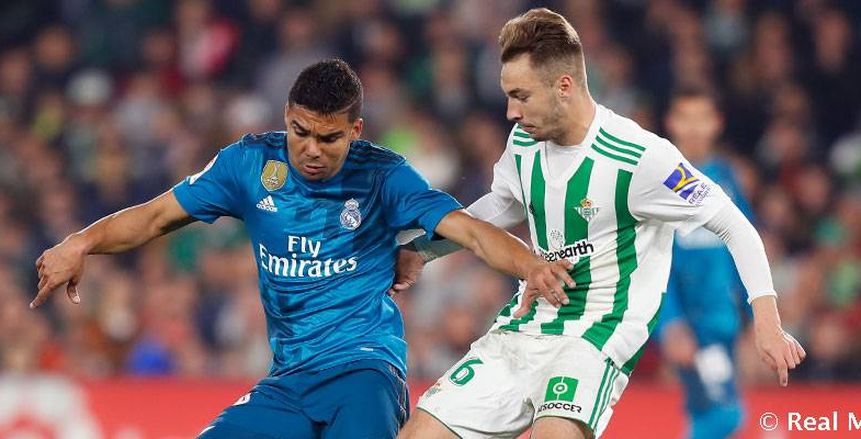 خماسية بيتيس تسطر تاريخا جديدا لـ"كاسيميرو" مع ريال مدريد