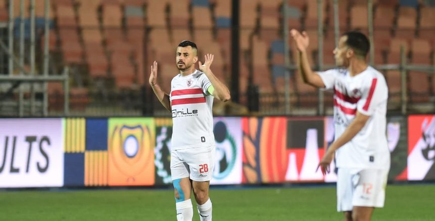 الونش يظهر في مباراة الزمالك والاتحاد المنستيري «صور»
