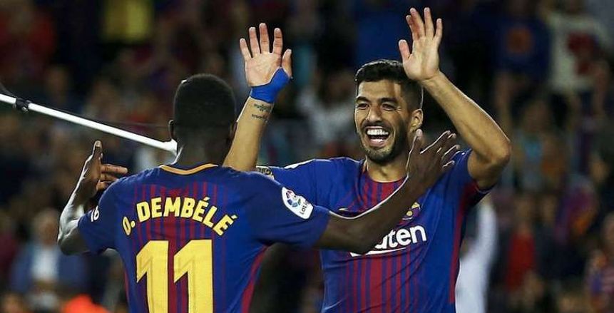«ديمبلي» يعود لقائمة برشلونة أمام خيتافي