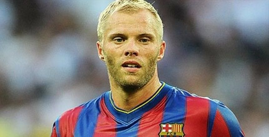 بالفيديو| برشلونة يحتفل بعيد ميلاد جوديونسون