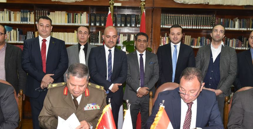 بالصور| الأهلي يوقع بروتوكول تعاون مع جهاز المشروعات للخدمة الوطنية