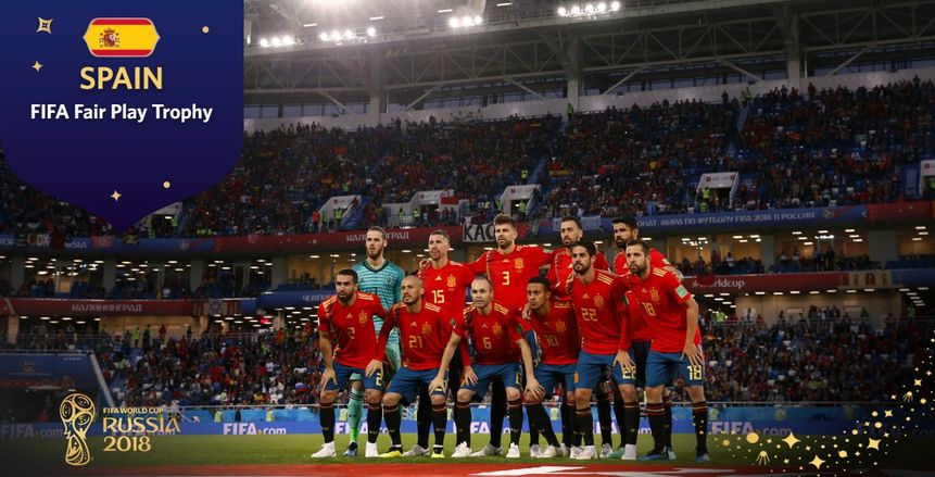 منتخب إسبانيا يفوز بجائزة اللعب النظيف