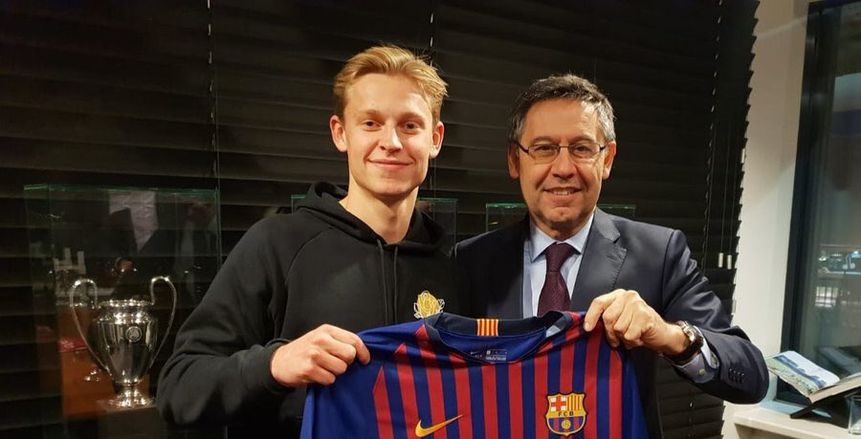 «ميسي» كلمة السر في انضمام «دي يونج» لبرشلونة