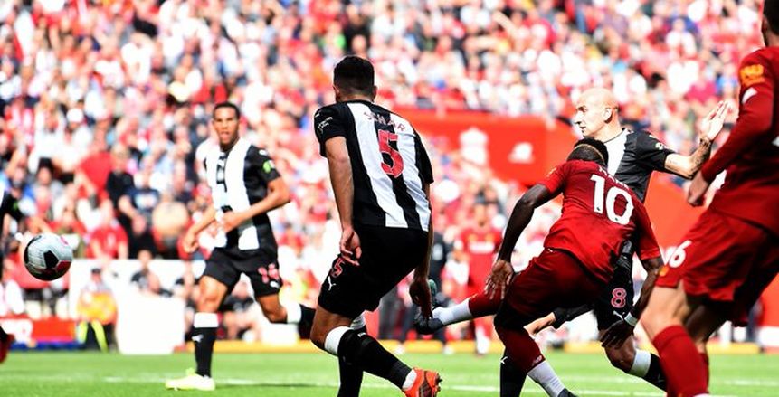أوريجي يسجل هدف ليفربول الثاني في مرمى نيوكاسل