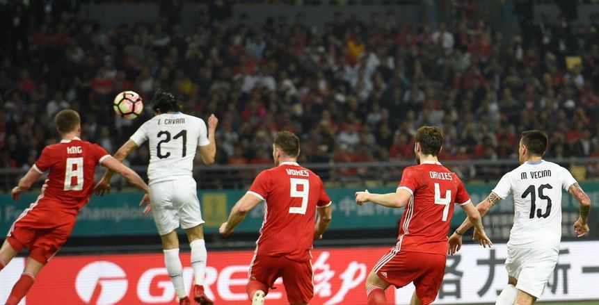 بالفيديو| أوروجواي تتوج بلقب الصين الدولية الودية بعد الفوز على ويلز بهدف