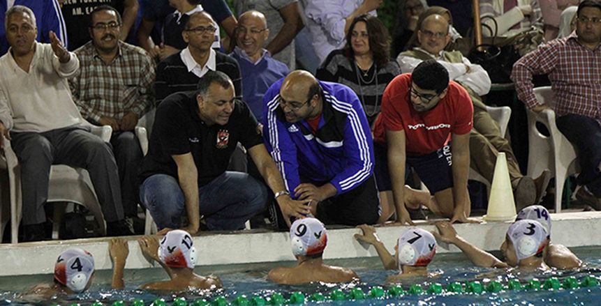 ناشئو كرة ماء الأهلي في نهائي كأس مصر
