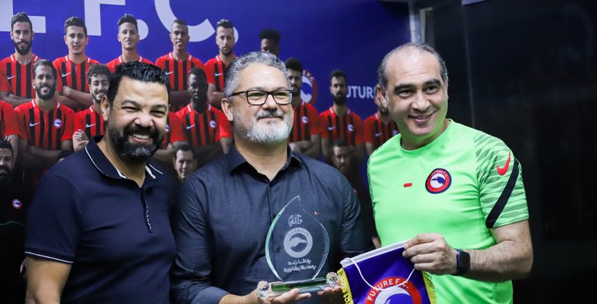 ميكالي يزور فيوتشر ويجتمع مع علي ماهر وعبد الظاهر السقا