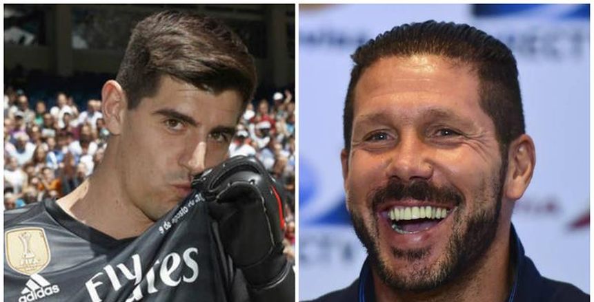 «سيميوني» يعلق على تصريحات «كورتوا» بعد انتقاله إلى ريال مدريد