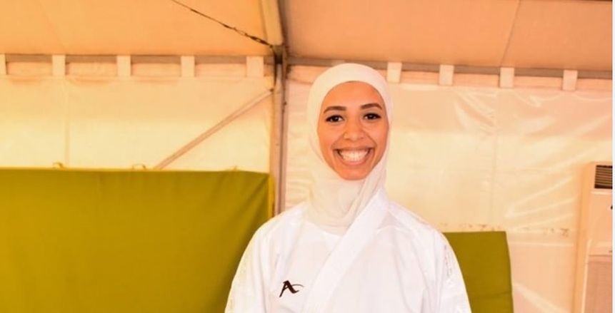 بطلة وادي دجلة أريج سعيد تحصد أولى ميداليات الكاراتيه بـ"البحر المتوسط"