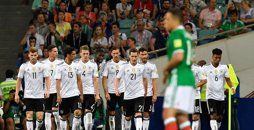 بالفيديو.. كأس القارات| ألمانيا تضمن مواجهه تشيلي في النهائي برباعية بشباك المكسيك