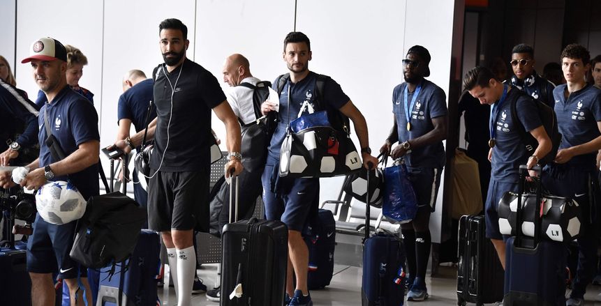 شاهد| بث مباشر لاستقبال منتخب فرنسا بطل العالم