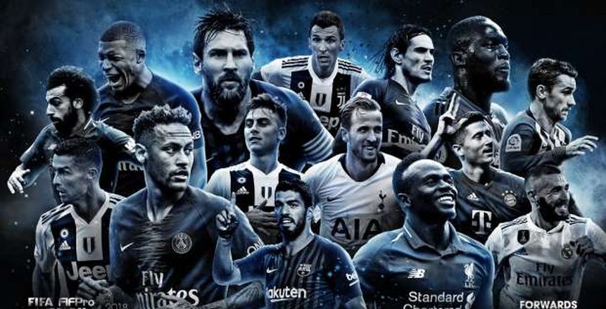 محمد صلاح ينافس 14 مهاجما على الدخول في تشكيلة «فيفا» المثالية لـ2018