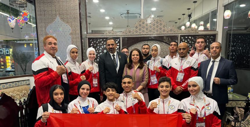 السفارة المصرية في تايلاند تؤازر منتخب مصر في بطولة العالم للمواي تاي