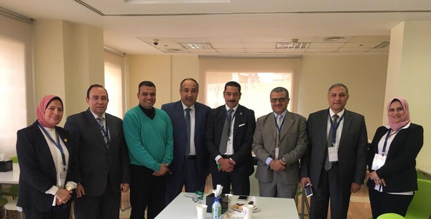 رئيس الاتحاد المصري للكاراتيه يزور ستاد الإسكندرية