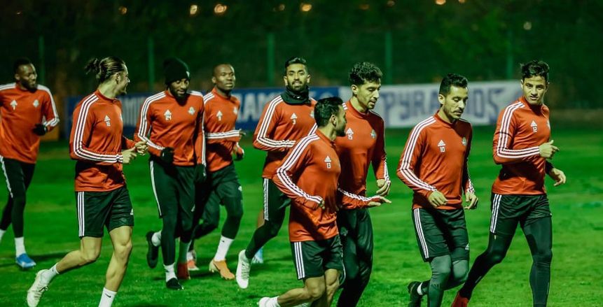 قبل استئناف النشاط.. بيراميدز: التدريبات كانت مليئة بالضحك والعمل