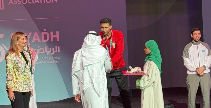 عمر عصر: فخور بحصولي على فضية ألعاب التضامن الإسلامي