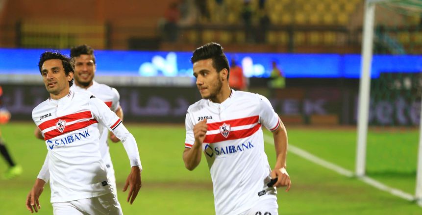 مصطفى فتحى يطمئن الجهاز الفنى للزمالك