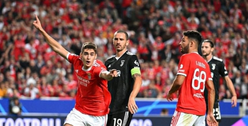 بنفيكا يقصي يوفنتوس من دوري أبطال أوروبا في مباراة الـ 7 أهداف