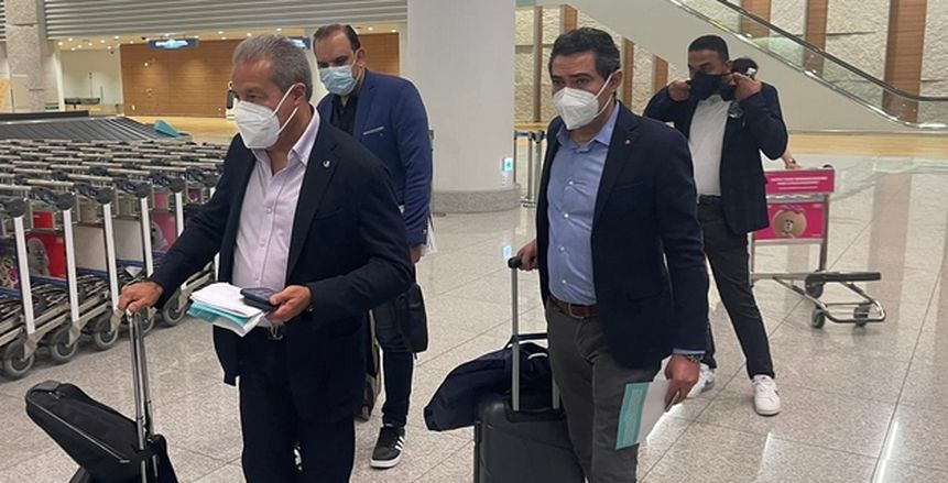 وصول بعثة منتخب مصر لمطار القاهرة بعد الخسارة أمام كوريا الجنوبية