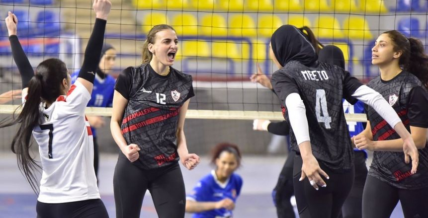 الزمالك يهزم الأهلي في أولى مباريات نهائي كأس مصر لسيدات الطائرة