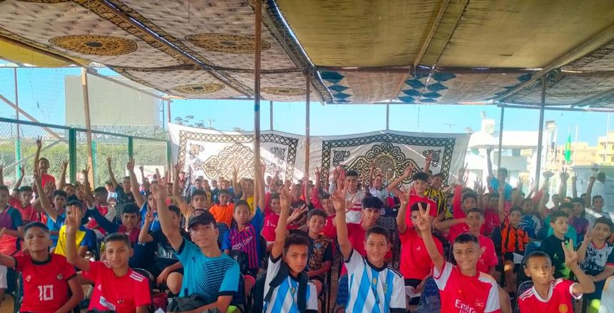 قطار كابيتانو مصر يواصل مشواره لاكتشاف مواهب كرة القدم في بنها
