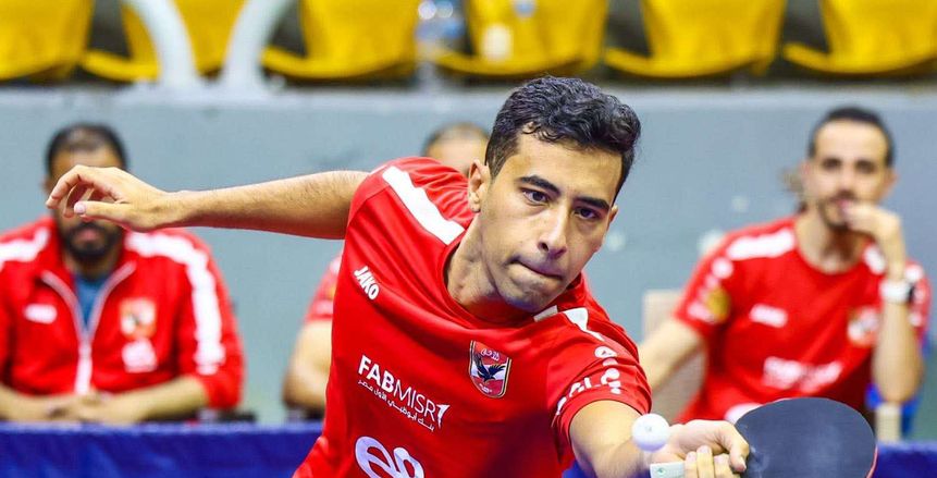 الأهلي يفوز على الزمالك في بطولة الدوري لتنس الطاولة