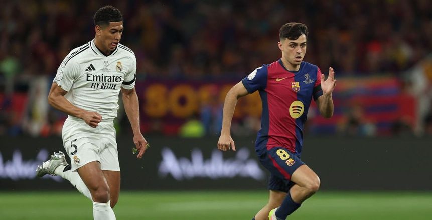 أهداف مباراة ريال مدريد وبرشلونة في كلاسيكو الأرض.. بيلينجهام يسجل