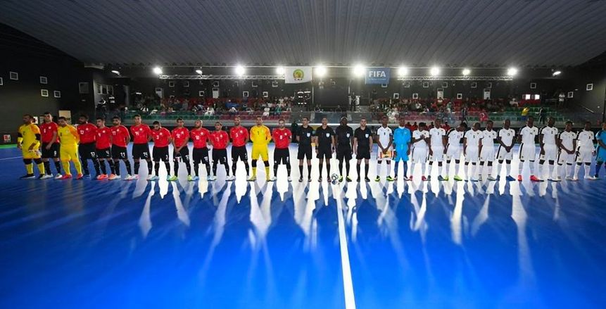 مصر تفوز على أنجولا بثلاثية في أمم أفريقيا لكرة الصالات
