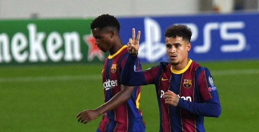 برشلونة يعلن غياب كوتينيو 3 أشهر.. وميسي يعود لقائمة مباراة هويسكا