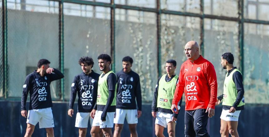 رسالة حماسية من حسام حسن للاعبي منتخب مصر في التدريب الصباحي