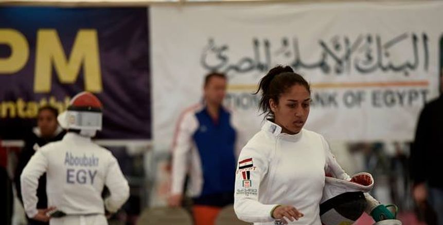 بالصور| هايدي عادل ونورين الجمال يصعدان لنهائى كأس العالم للخماسى الحديث