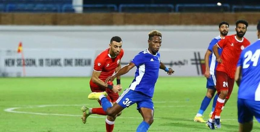 سموحة يتقدم على حرس الحدود 2-1 في الشوط الأول بافتتاحية دوري NILE