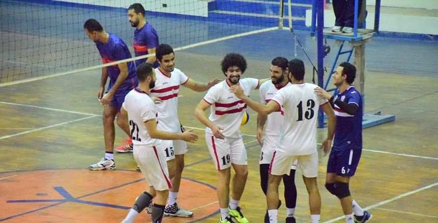 الزمالك يواجه الإعلاميين في دوري المرتبط لكرة الطائرة