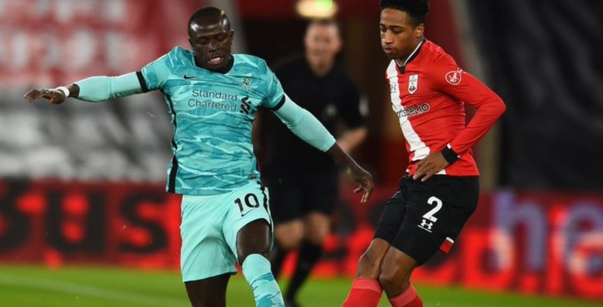 ليفربول يتأخر أمام ساوثهامبتون بهدف نظيف في الشوط الأول «فيديو»