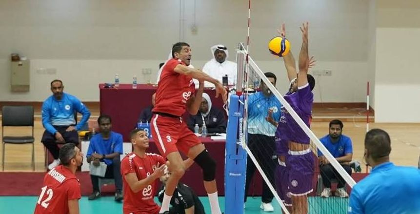الأهلي يواجه السلام العماني والزمالك ضد الجزيرة الإماراتي بربع نهائي البطولة العربية للطائرة اليوم