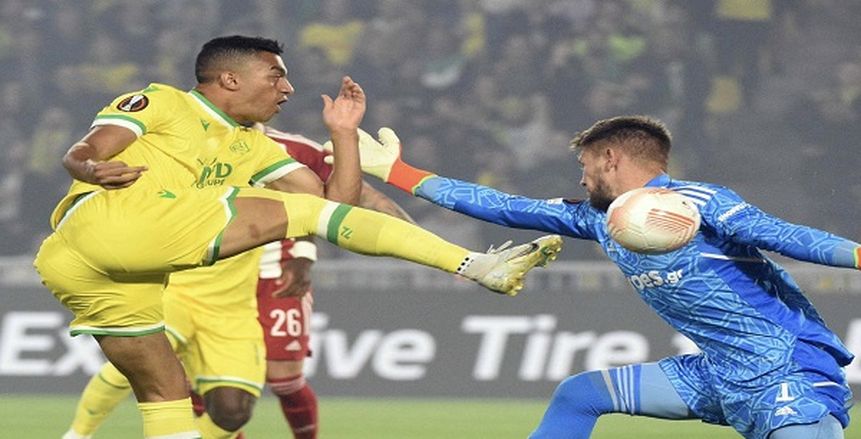 مصطفى محمد يشارك في سقوط نانت أمام كاراباج بثلاثية بالدوري الأوروبي