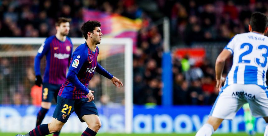 بالفيديو| برشلونة ينجو من كمين ليجانيس بثلاثية
