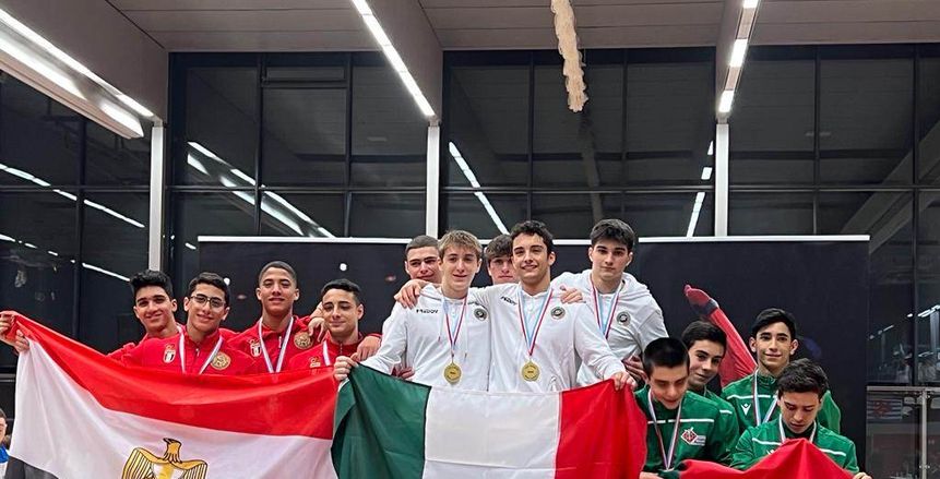 منتخب الجمباز الفني للناشئين يتوج بفضية بطولة لكسمبورج المفتوحة