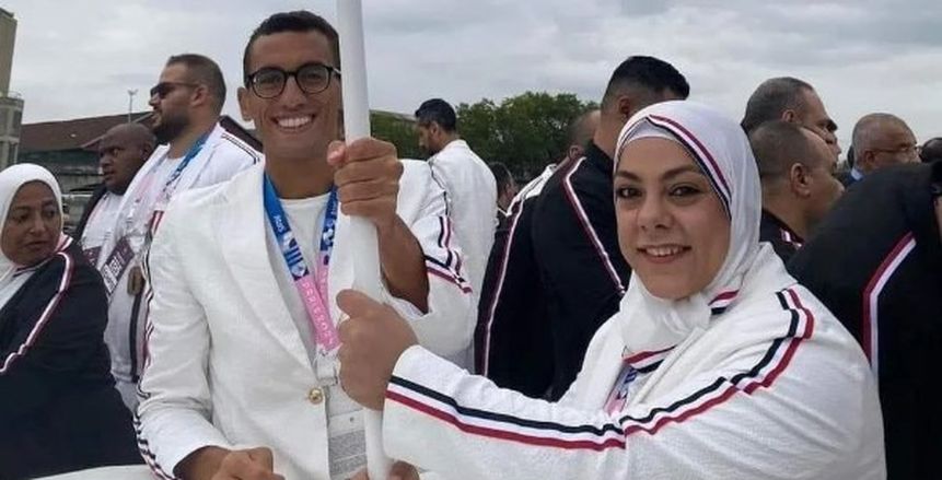استقبال خاص لـ أحمد الجندي وسارة سمير بعد إنجاز الأولمبياد في المطار ومؤتمر صحفي