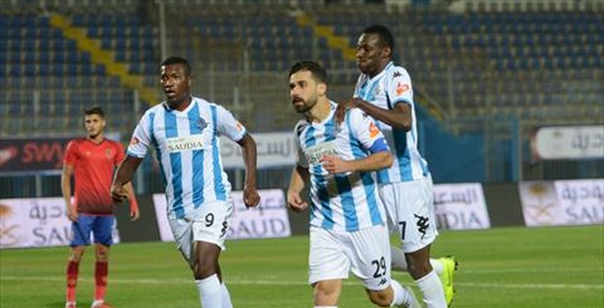 «خربين» يُحرز الهدف الأول لـ«بيراميدز» في شباك المقاولون العرب