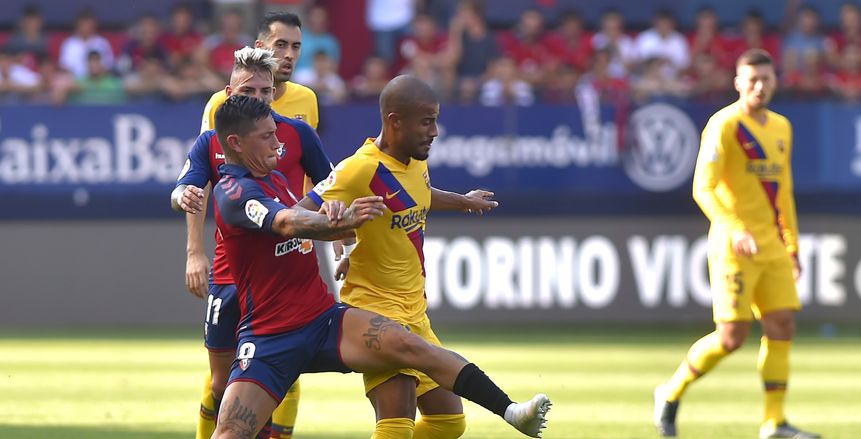 الدورى الإسبانى.. أوساسونا يتقدم على برشلونة بهدف في الشوط الأول