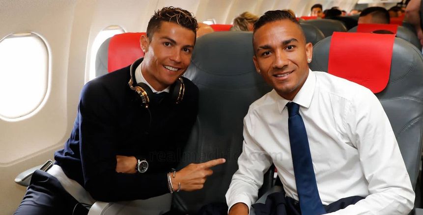 بالصور| وصول بعثة ريال مدريد إلى كارديف بصحبة راؤول وكارلوس