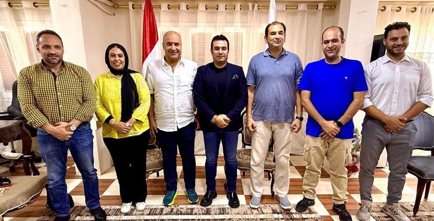 الكانوي والكياك يلتقي مدير الشباب والرياضة بدمياط لبحث التعاون المشترك